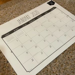 NWT RAE DUNN 2020 Desk Calendar